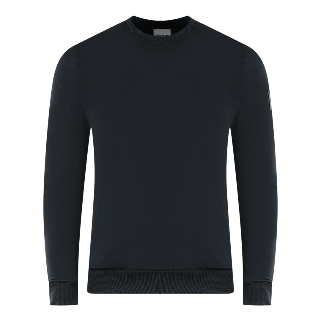 Lyle & Scott Black Plain Jumper ML1647V Z865