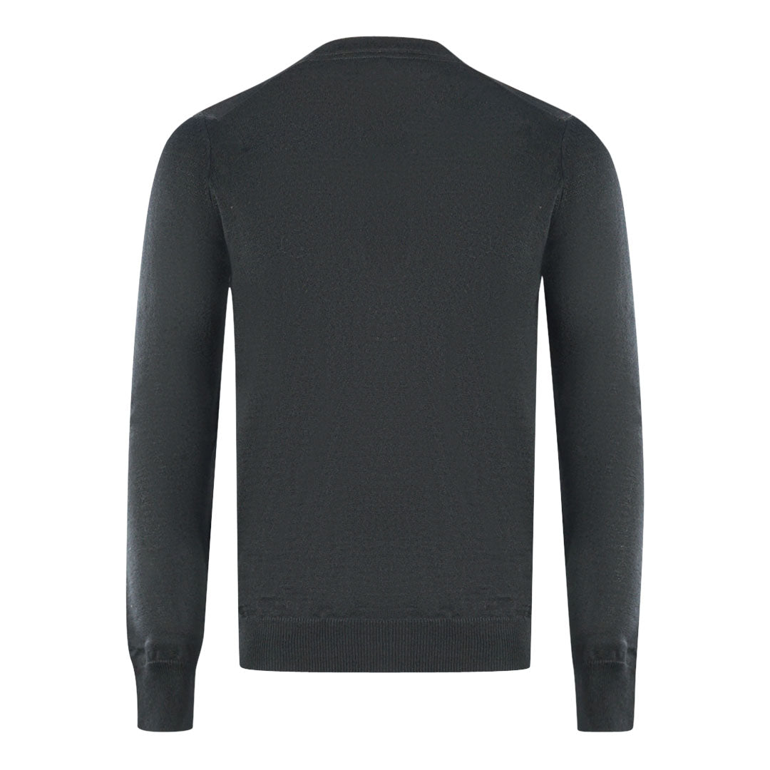 Lyle & Scott Black Plain Jumper ML1647V Z865