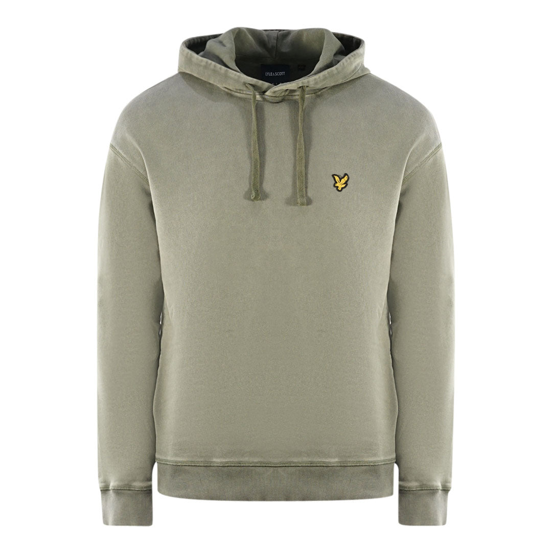 Lyle Scott Brand Logo Green Pull Over Hoodie