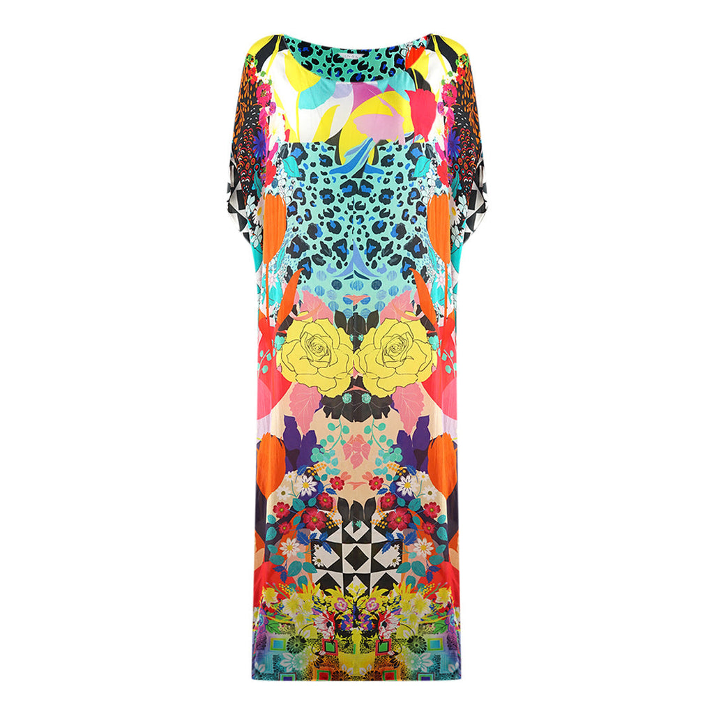 Inoa Monrovian 12001 Multi Box Kaftan Cover Up Monrovian 12001 Box Kaftan