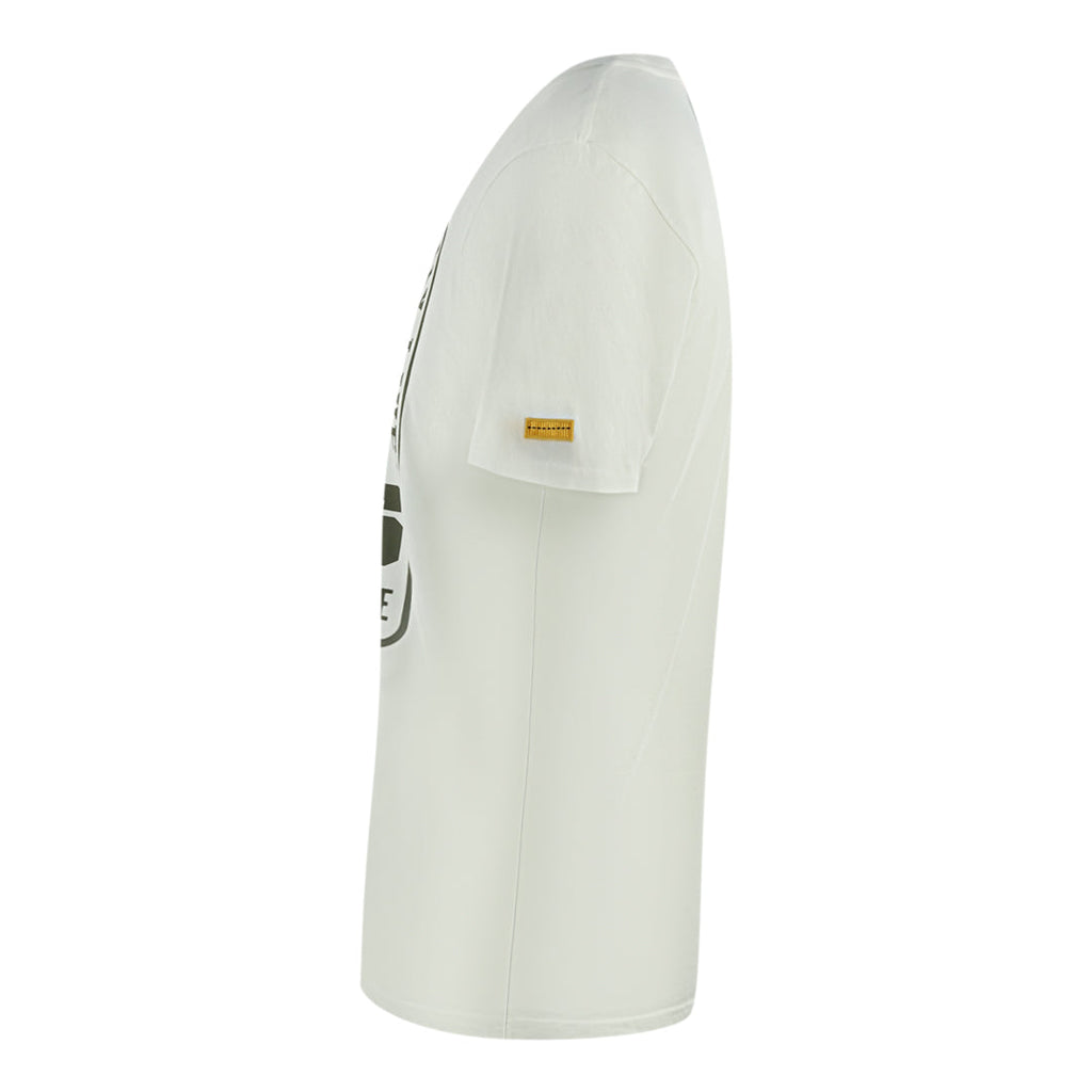 Parajumpers Nate Tee Printed Logo White T Shirt