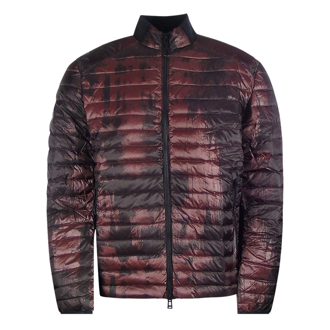 Belstaff Abstract Airframe Lava Red Down Filled Jacket