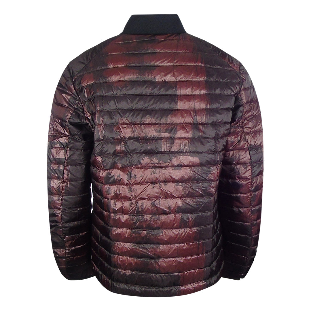 Belstaff Abstract Airframe Lava Red Down Filled Jacket