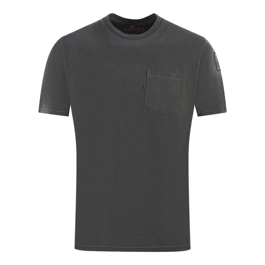 Parajumpers Basic Tee Chest Pocket Black T Shirt