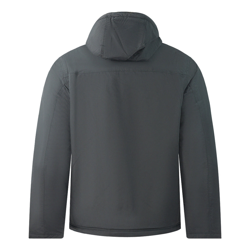 Napapijri A Ice Black Hooded Fleece Jacket