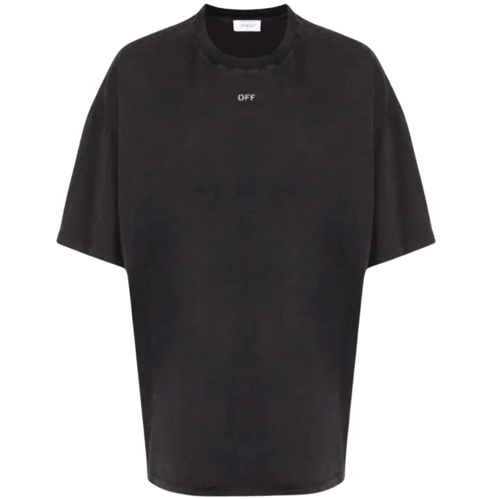 Off White St Matthew Oversized Black T Shirt