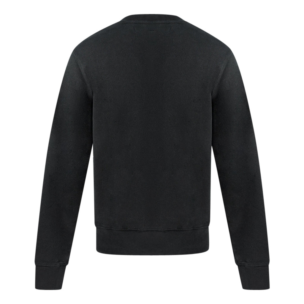 Off White Off White Logo Black Oversized Sweatshirt OMBA025E19D25019 1001