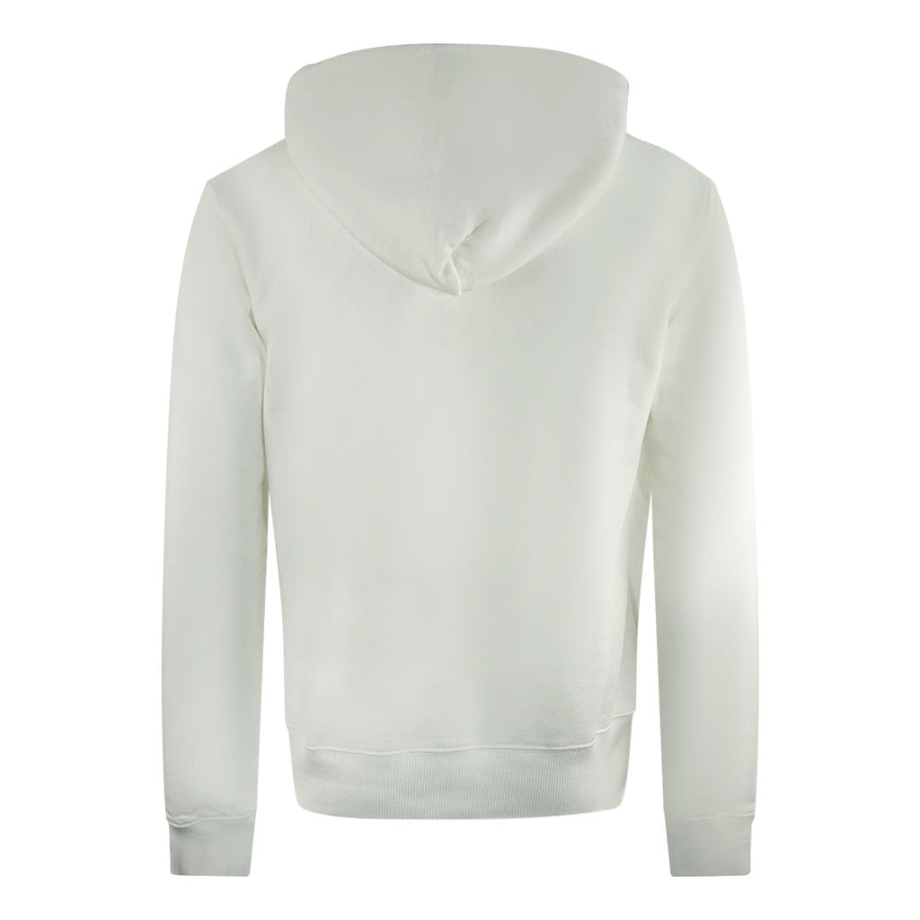 Off White Small Off White Logo White Slim Hoodie OMBB097C99FLE0040110