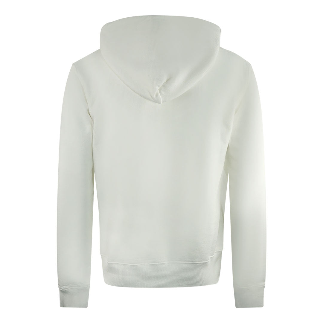 Off White Small Off White Logo White Slim Hoodie OMBB097C99FLE0040110