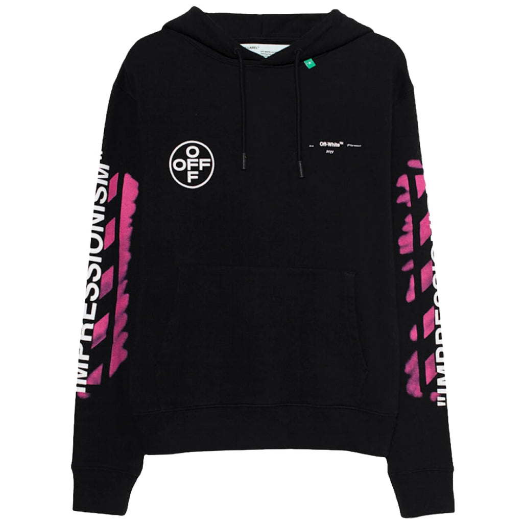 Off White OMBB097G20FLE0041030 Black Sweatshirt
