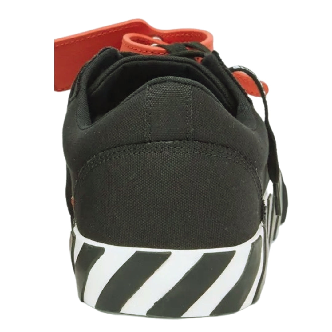 Off White Vulc Low Orange Design Black Sneakers