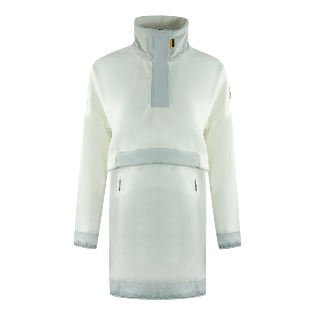 Parajumpers Oum White Long Pull Over Jumper