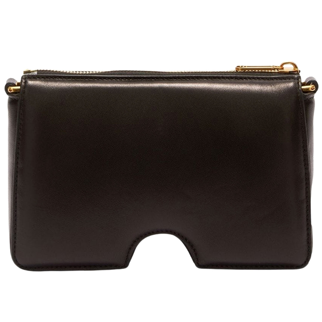 Off White Burrow Zipped Pouch Black Shoulder Bag