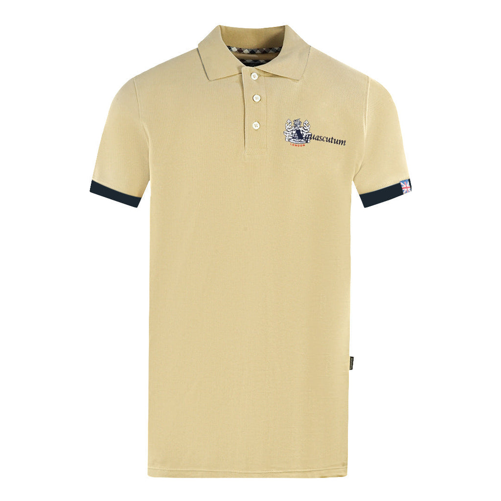 Aquascutum London Aldis Beige Polo Shirt