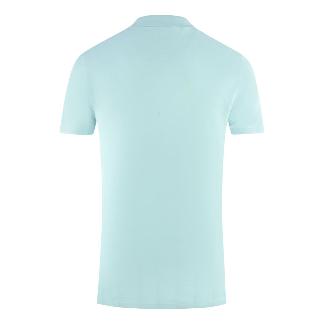 Aquascutum London Crest Light Blue Polo Shirt P00623 78