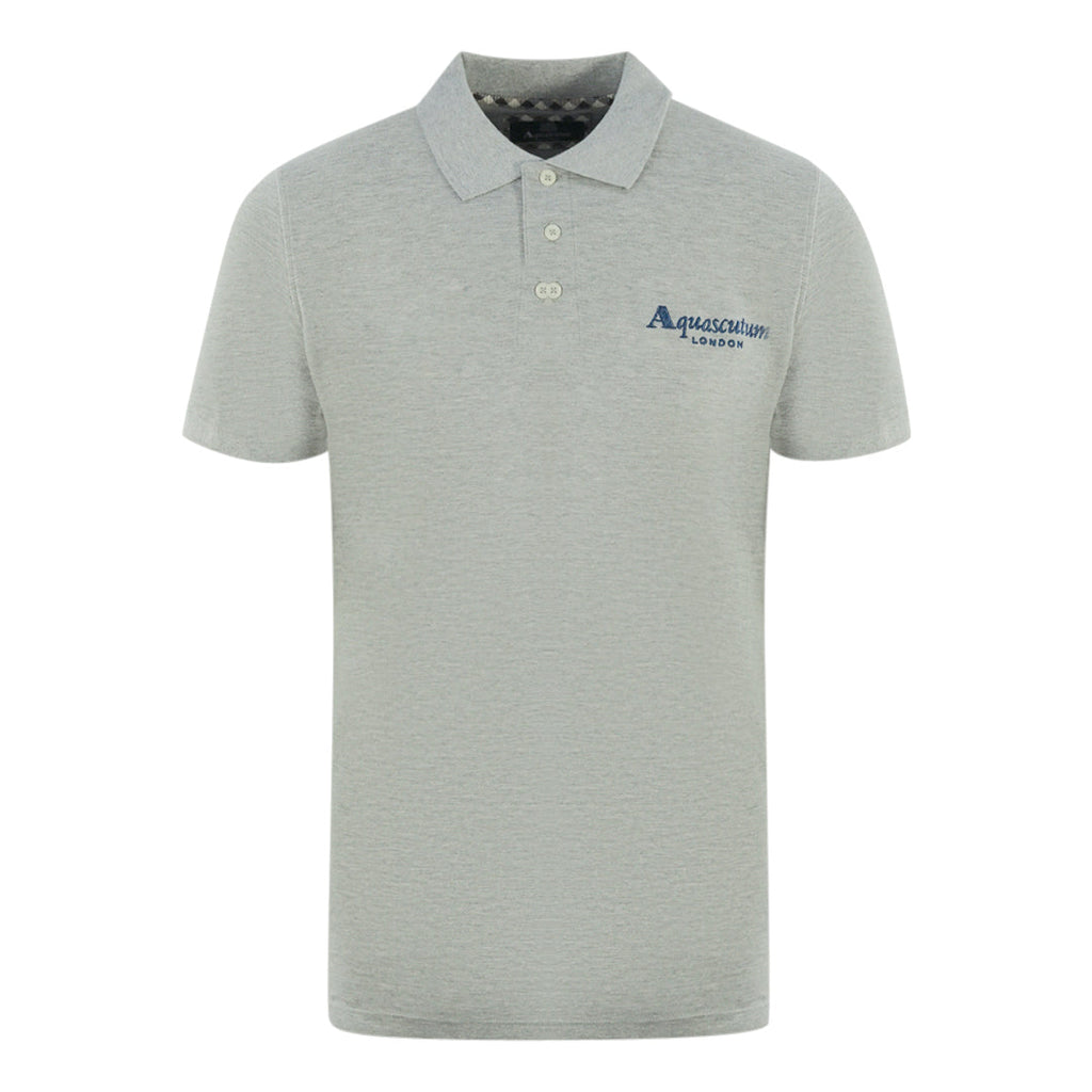 Aquascutum London 1851 Grey Polo Shirt