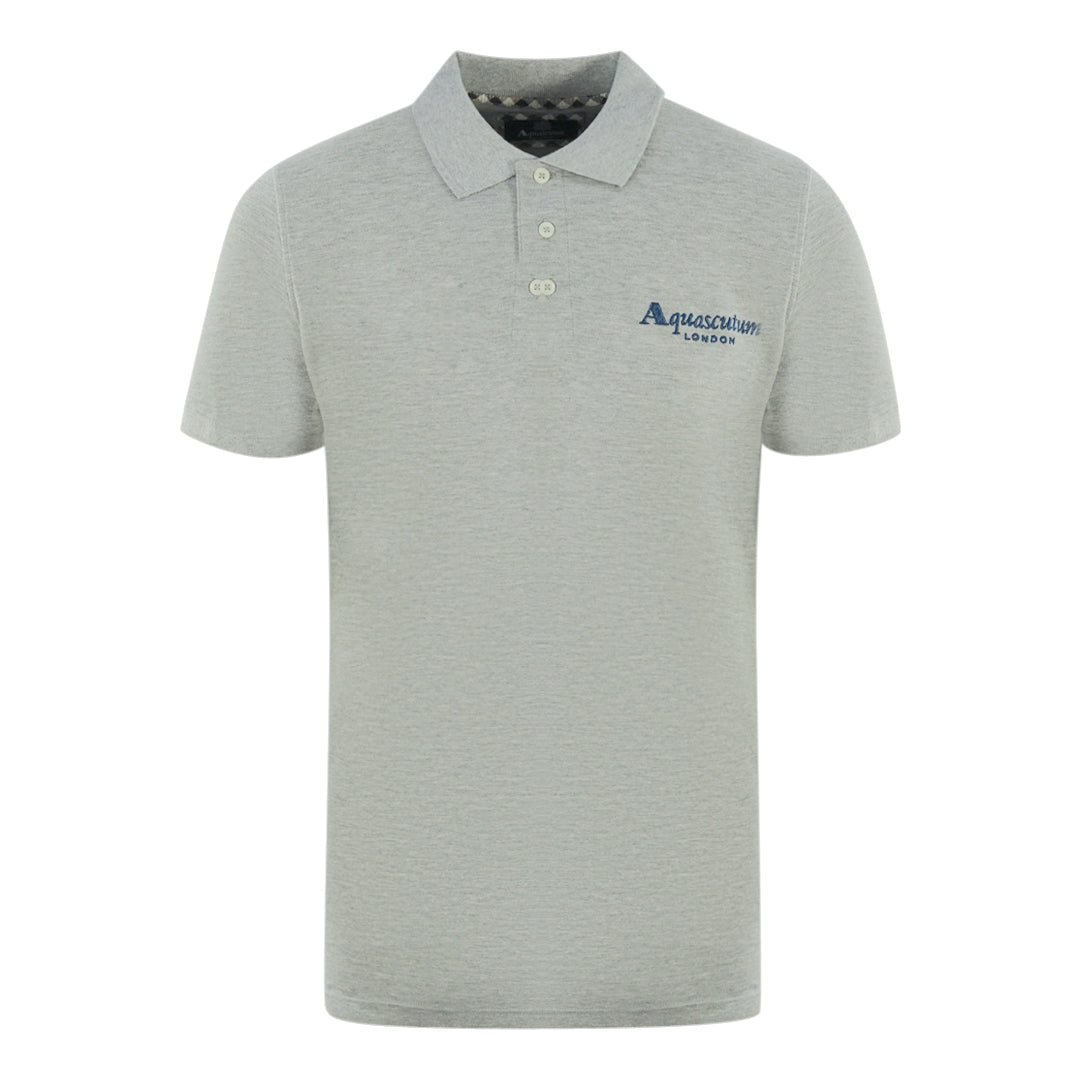 Aquascutum London 1851 Grey Polo Shirt