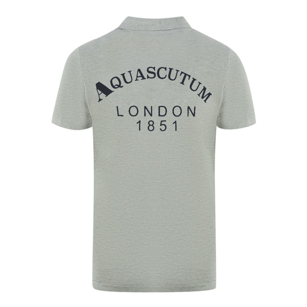 Aquascutum London 1851 Grey Polo Shirt