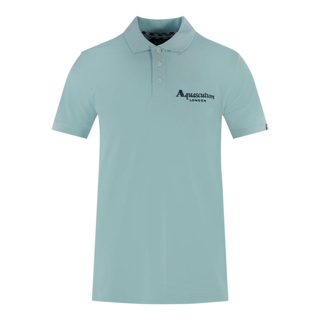 Aquascutum London Classic Light Blue Polo Shirt