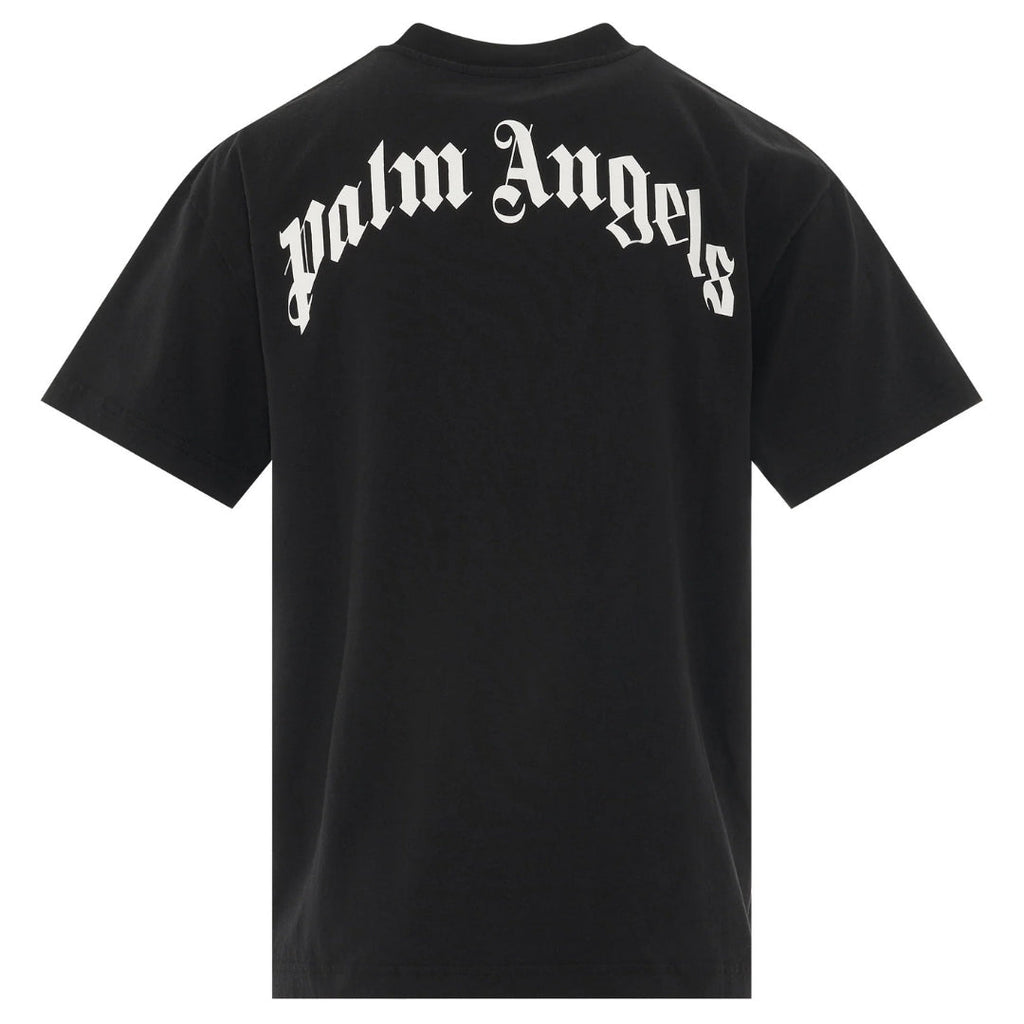 Palm Angels Classic Shark Design Black T Shirt