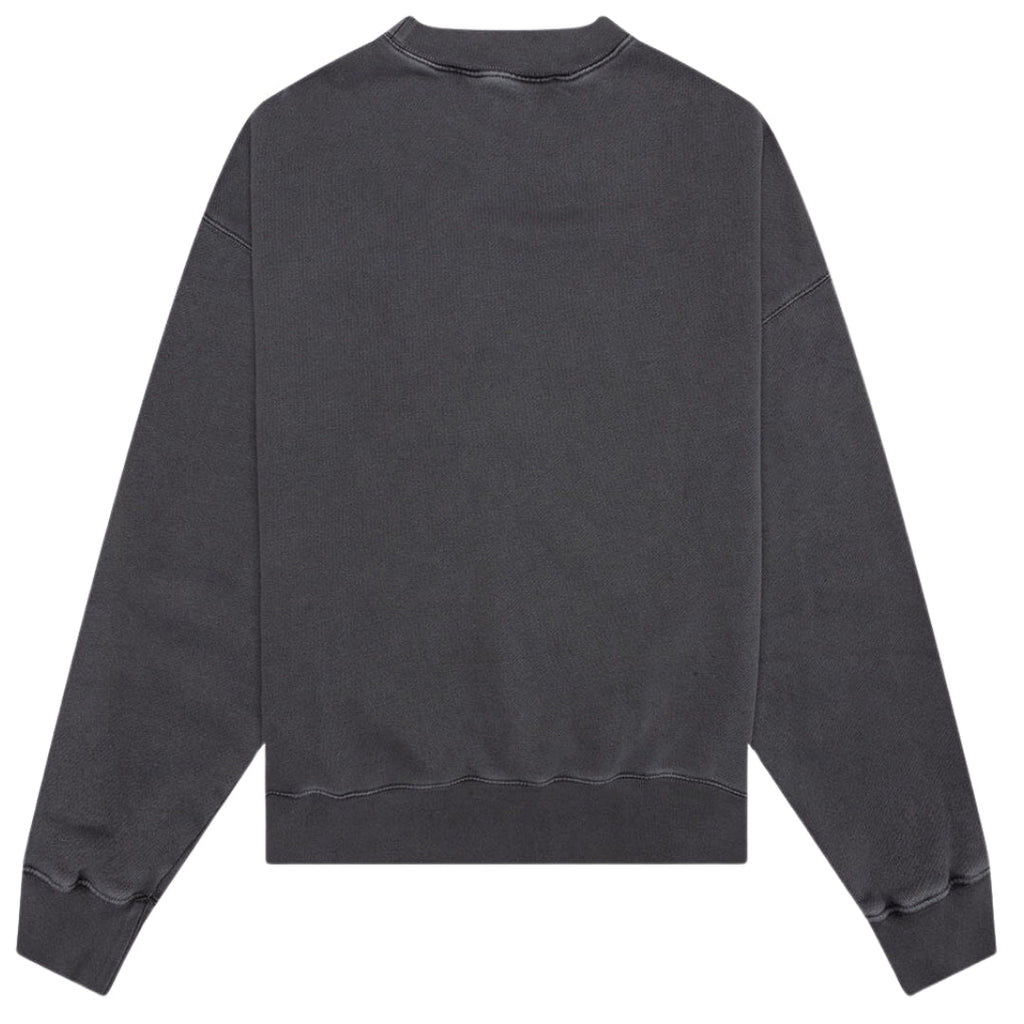 Palm Angels Gd Curved Logo Washed Black Sweater