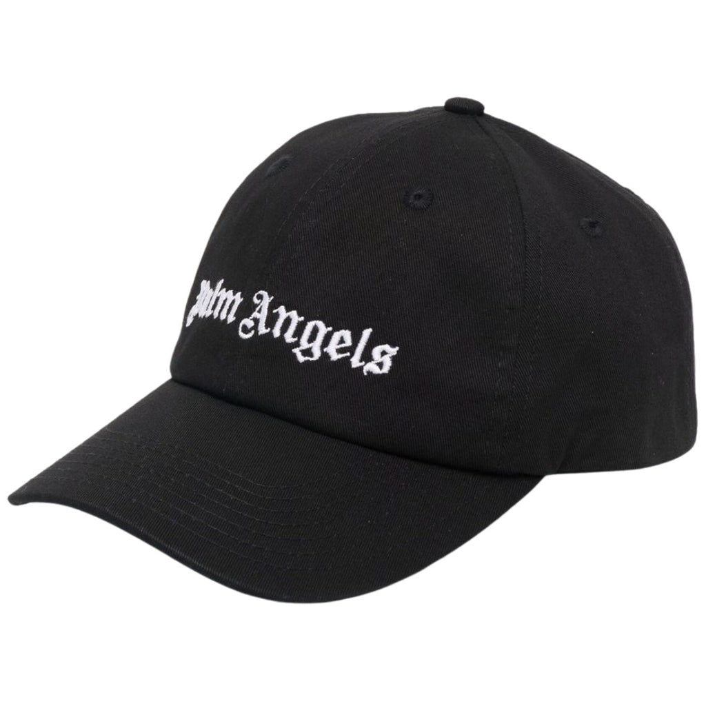 Palm Angels Logo Black Cap PMLB003C99FAB0011001