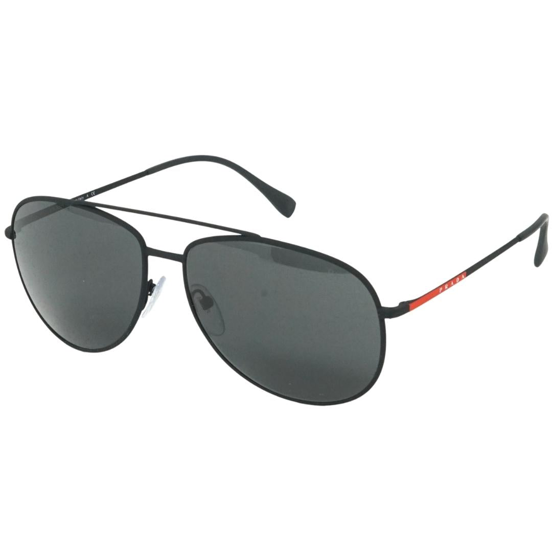 Prada Sport Ps55Us Dg05S0 Black Sunglasses