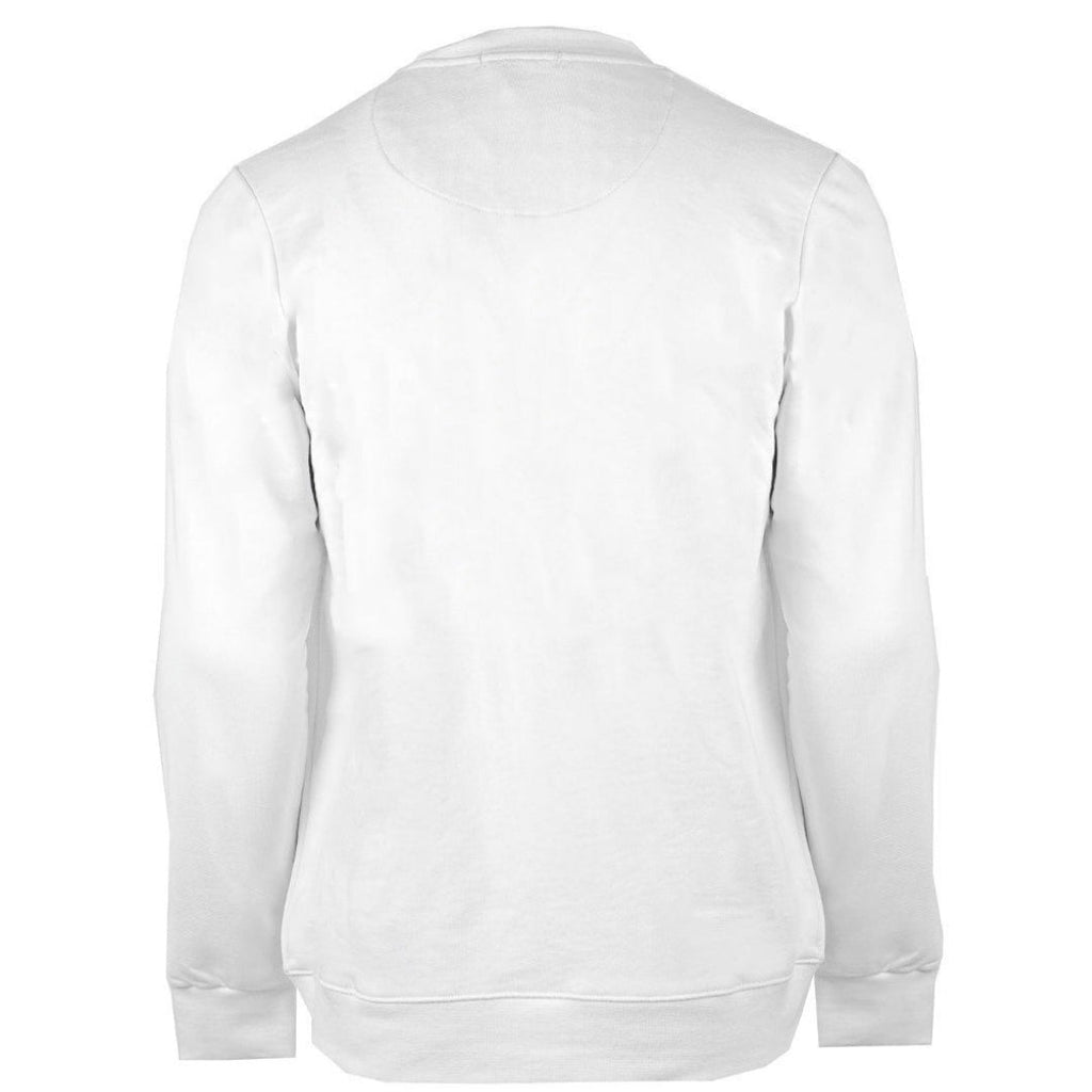 Aquascutum "A" Logo White Sweatshirt QMF003L0 01