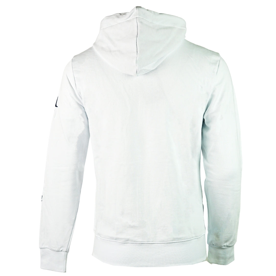Aquascutum Waterfield Logo White Zip Hoodie
