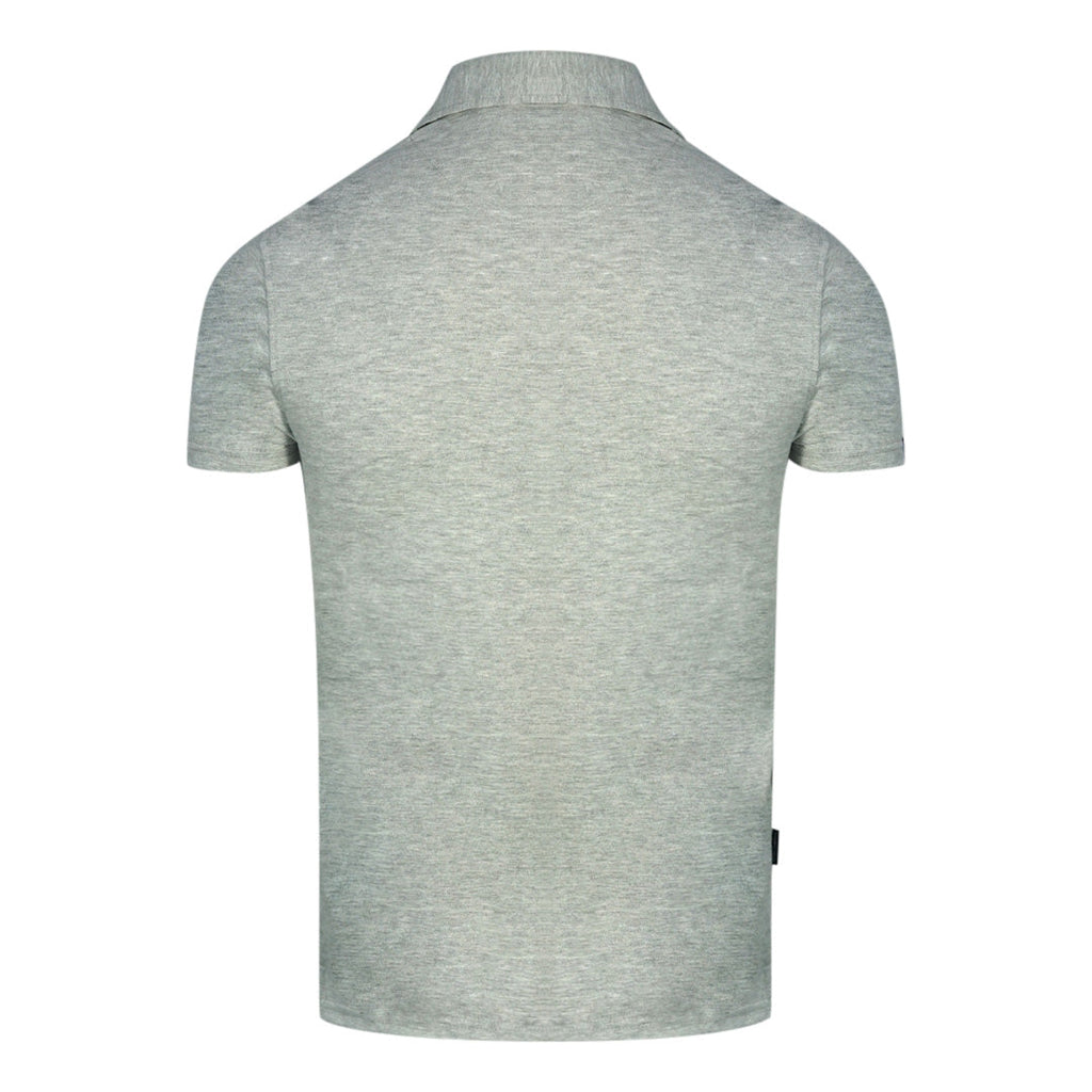 Aquascutum Check A Logo Grey Polo Shirt