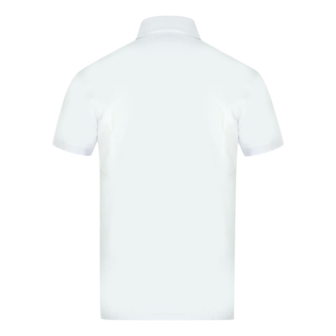 Aquascutum Aldis White Polo Shirt QMP050 01