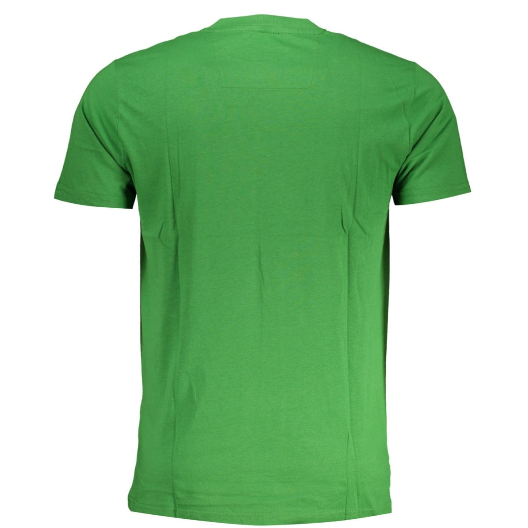 Cavalli Class Bold Black Logo Green T-Shirt QXT62Q JD060 07334