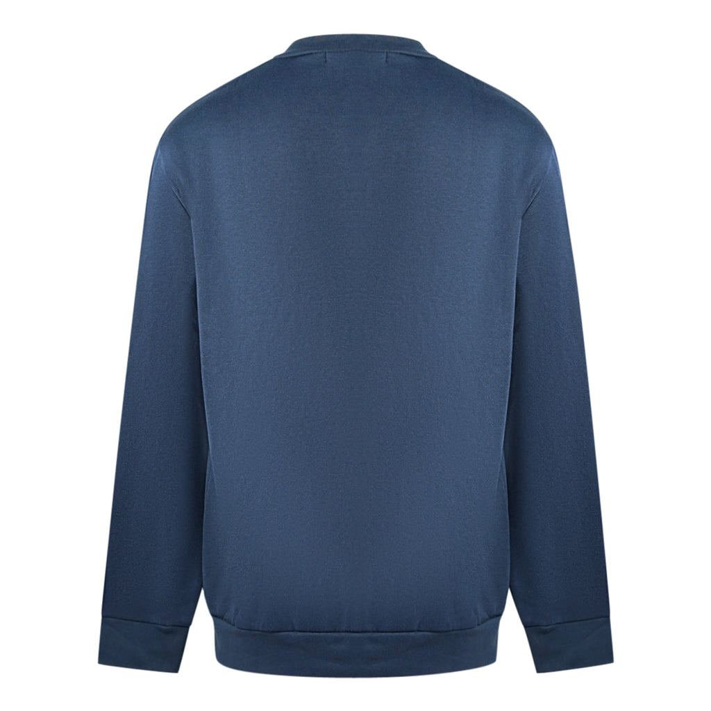 Cavalli Class Print Logo Navy Blue Jumper