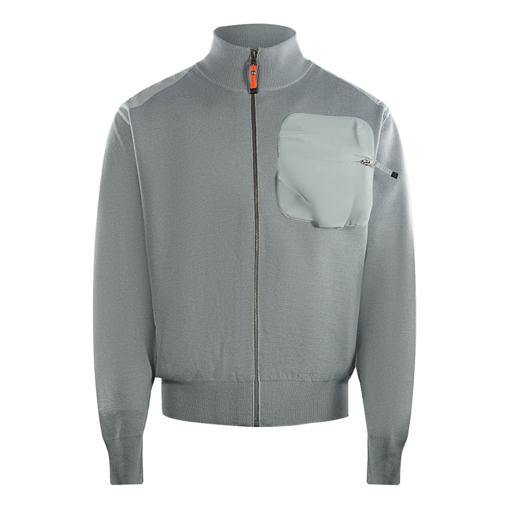 Parajumpers Shark Grey Knit Jacket Redeem 0220