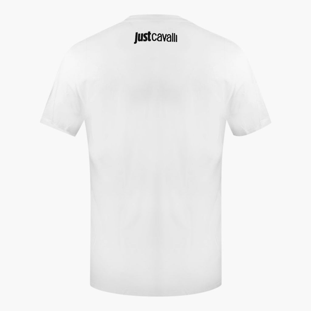 Just Cavalli Fading Logo White T-Shirt S03GC0514 100