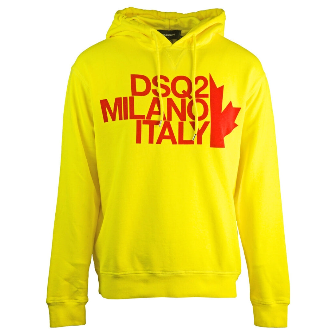 Dsquared2 Cool Fit Milano Yellow Hoodie S71GU0318 174