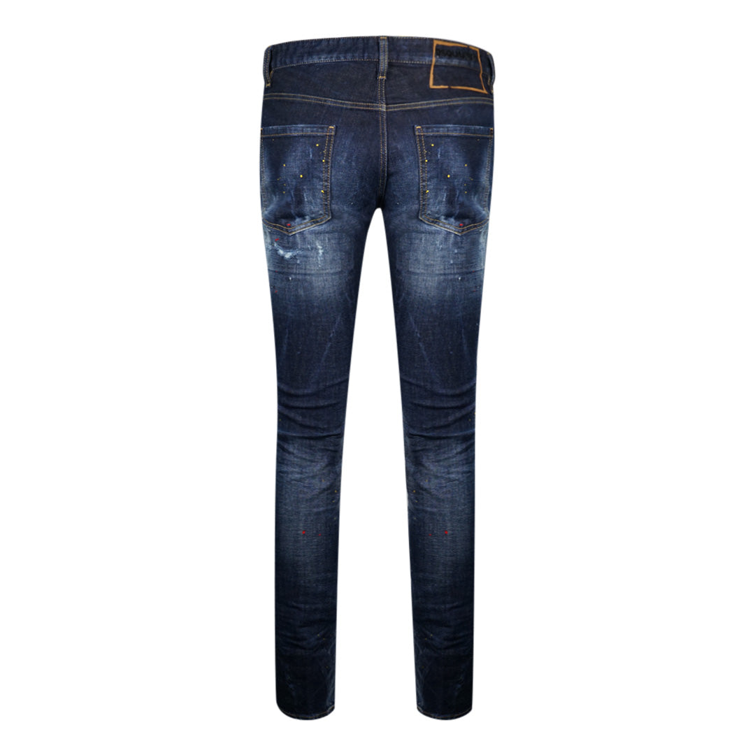 Dsquared2 Frayed Paint Splash Cool Guy Jeans