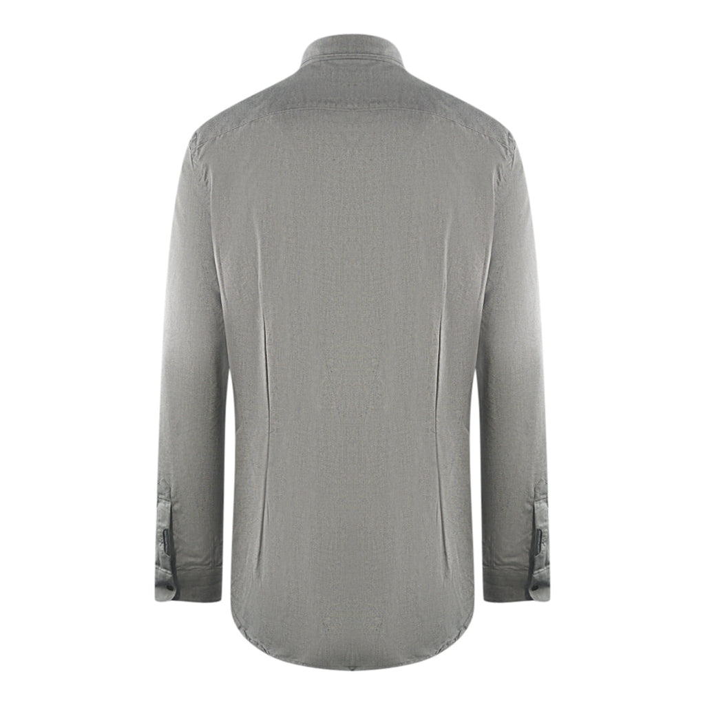 Diesel Black Gold Plain Grey Long Sleeve Shirt