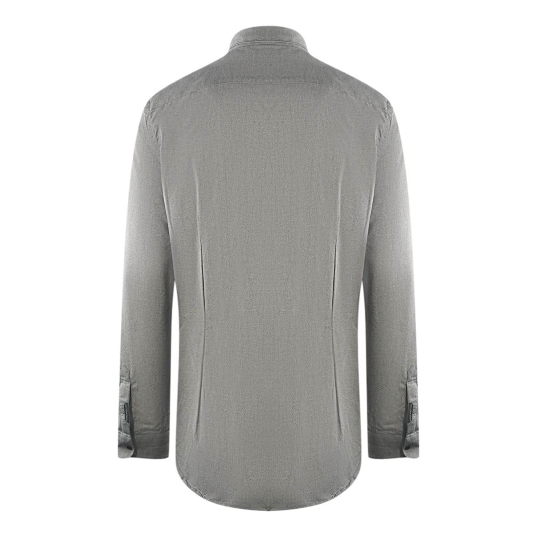 Diesel Black Gold Plain Grey Long Sleeve Shirt