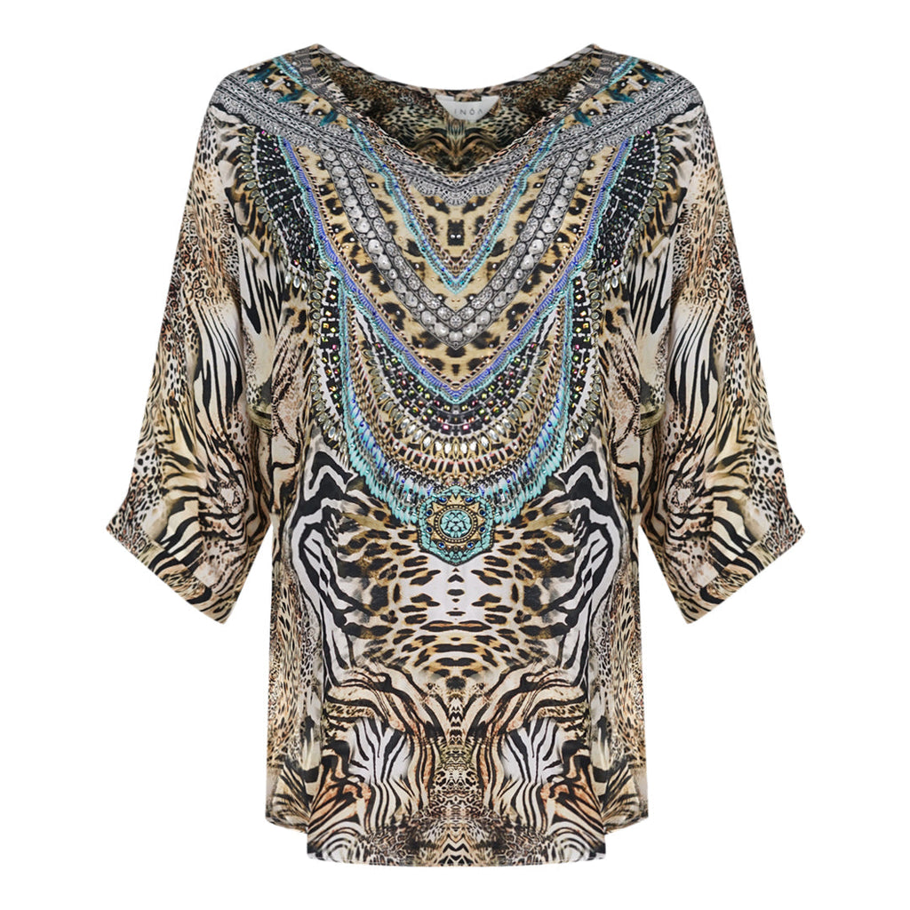 Inoa Savannah 12008 Grey Silk Fish Top Savannah 12008 Fish Top