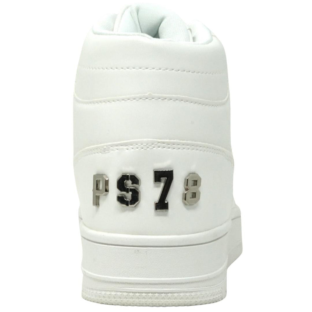 Philipp Plein Sport Logo White High Top Sneakers 1