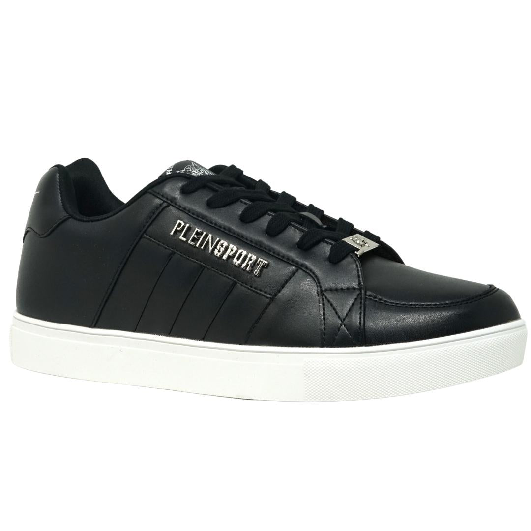 Plein Sport Block Logo Black Sneakers SIPS812 99