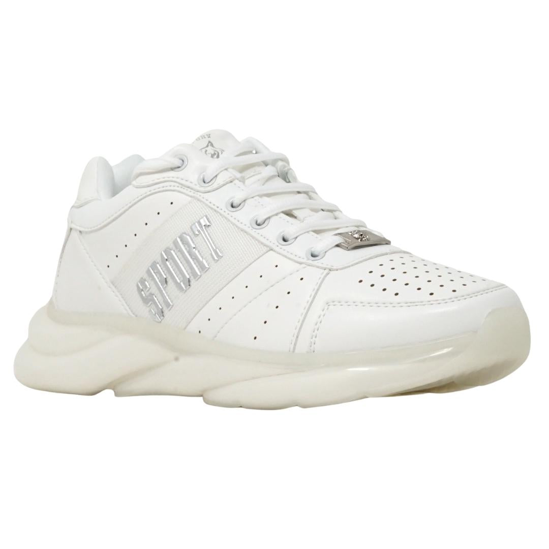 Philipp Plein Sport Low Cut Logo White Sneakers