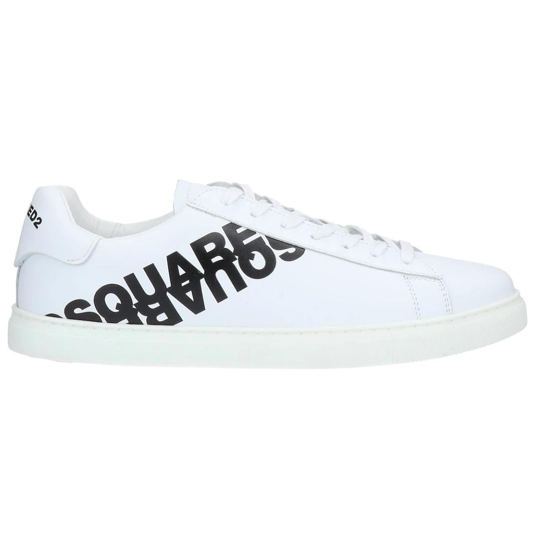 Dsquared2 Mirrored Logo White Sneakers SMN0005 01501675072
