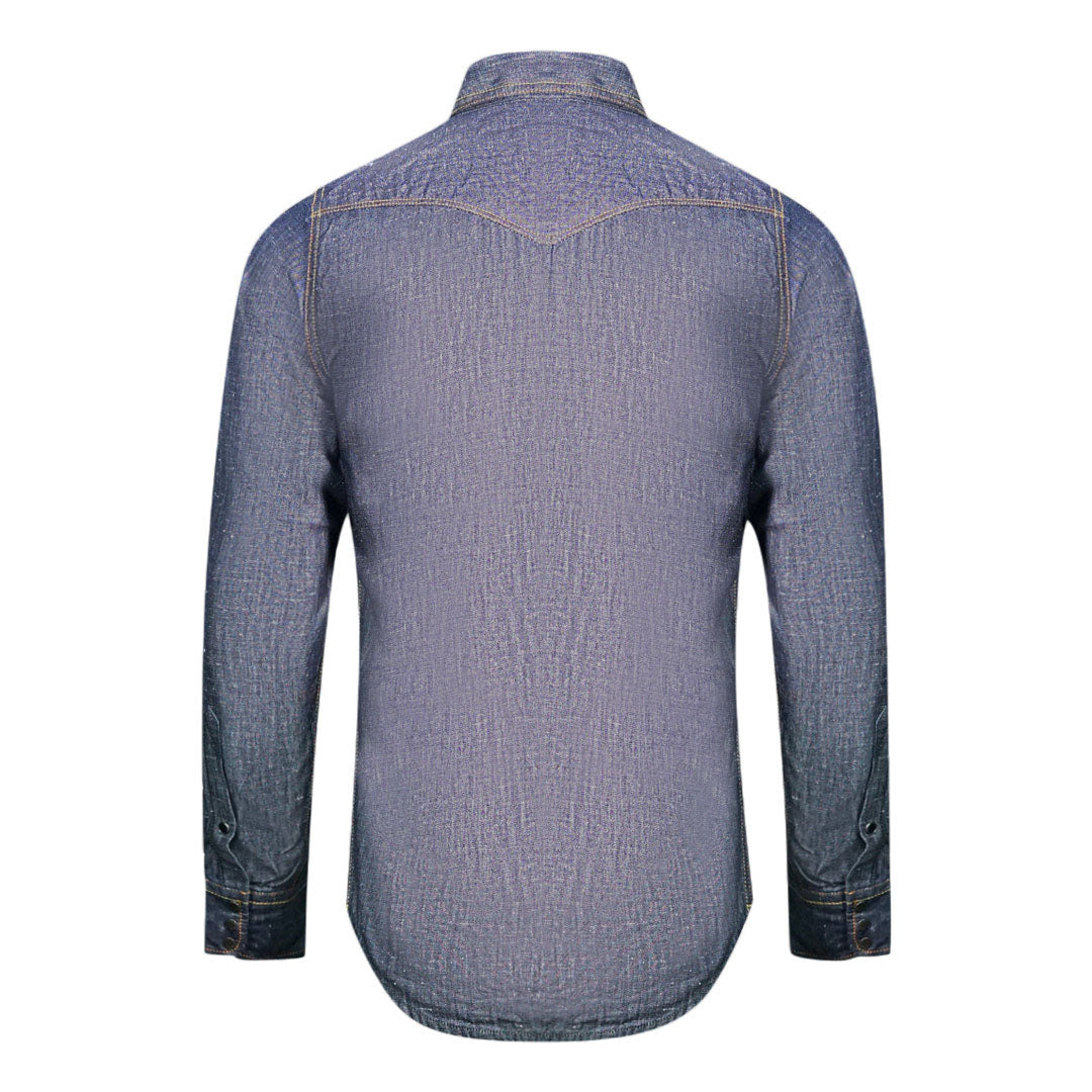 Diesel Dark Blue Long Sleeve Denim Shirt Sonora 606T