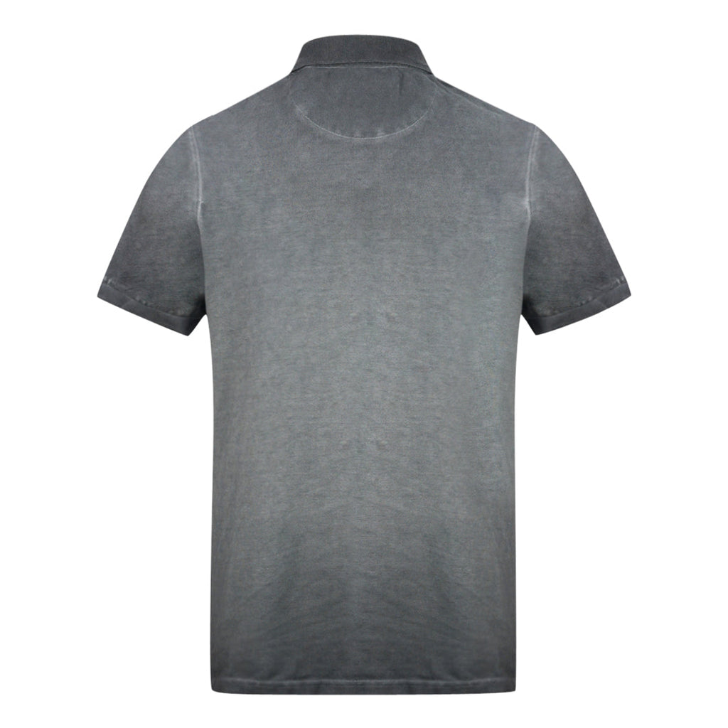 Lyle Scott True Black Faded Ink Wash Polo Shirt