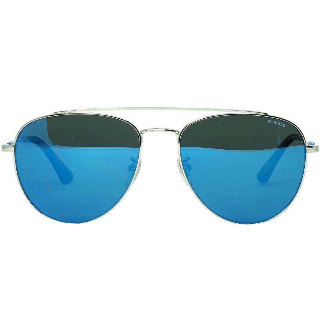 Police Spl995M 579B Silver Sunglasses Spl995M 579B