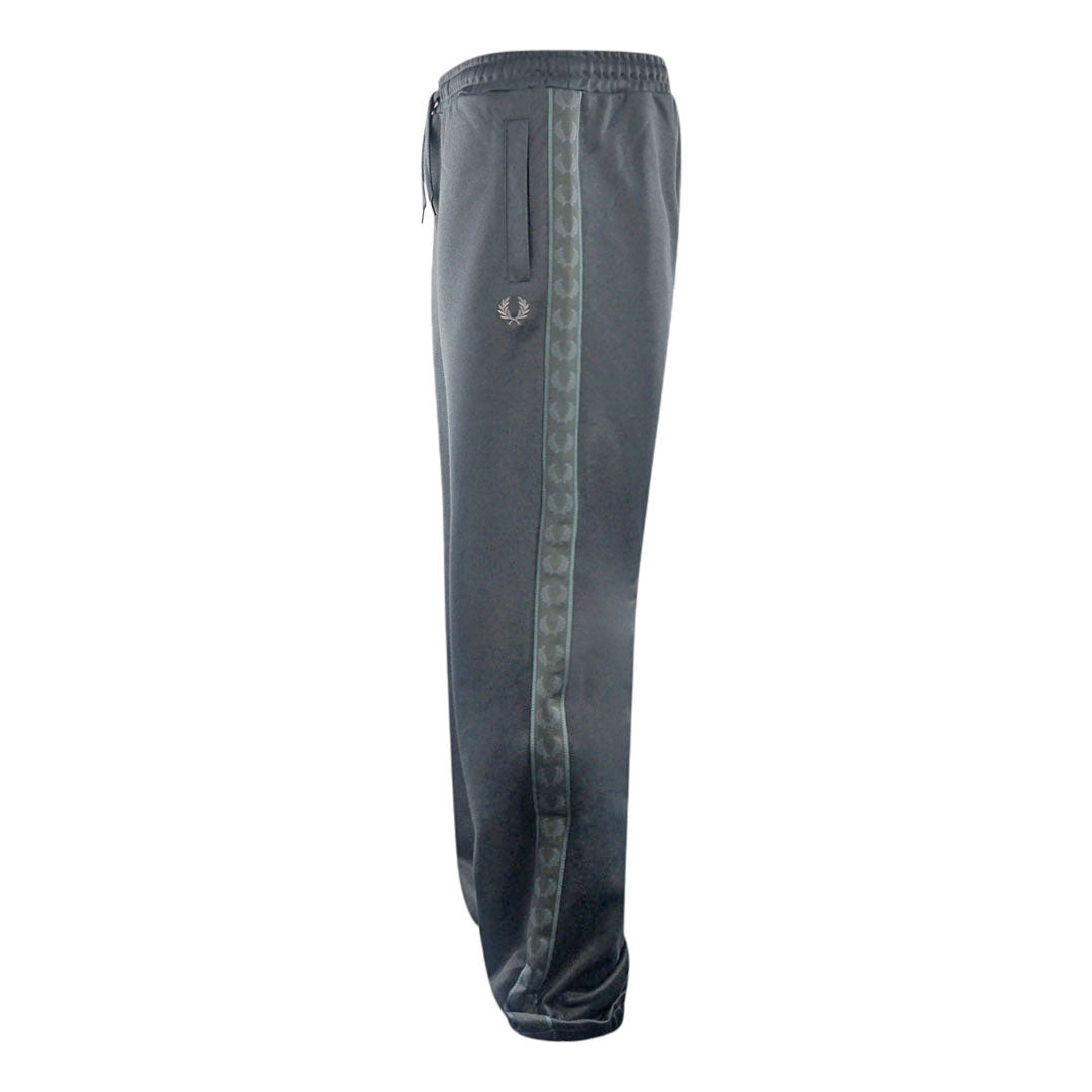 Fred Perry St4177 102 Tonal Tape Black Sweat Pants