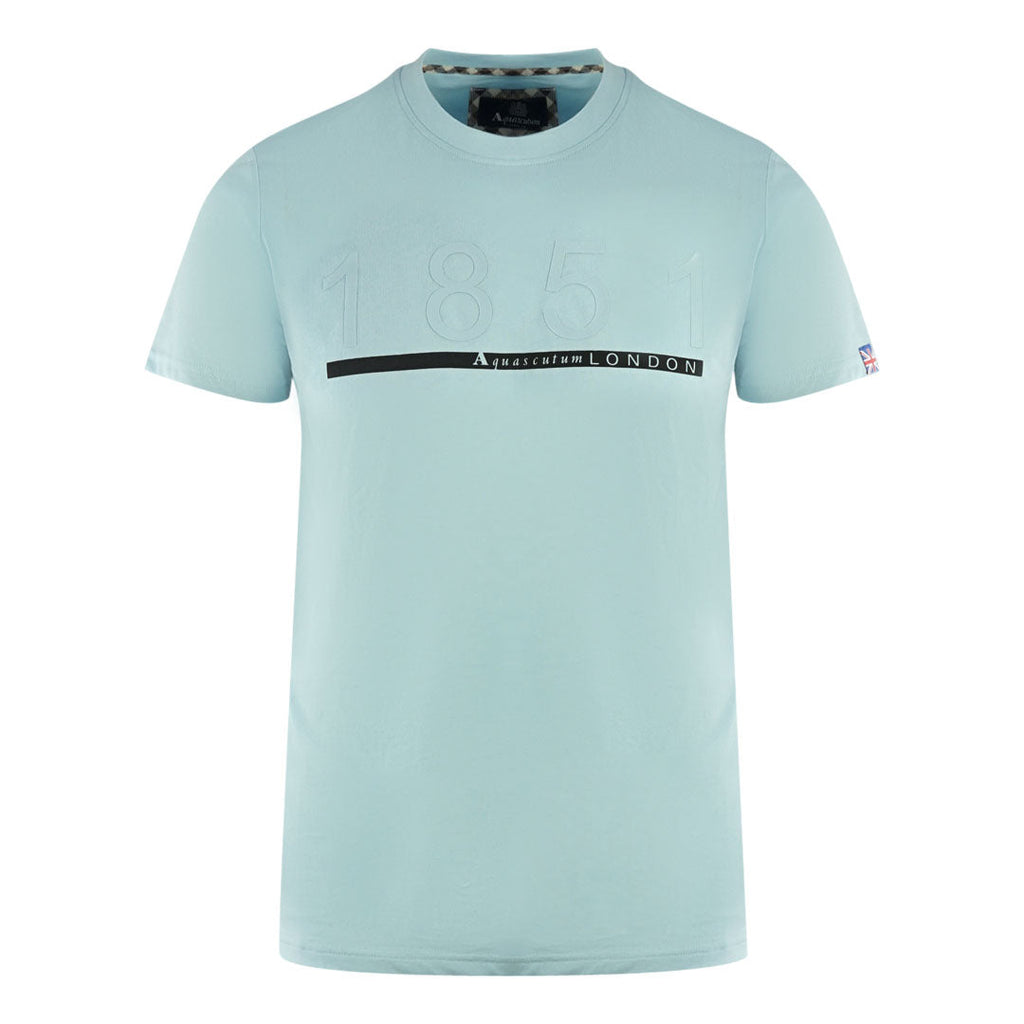 Aquascutum London 1851 Sky Blue T-Shirt T00223 78