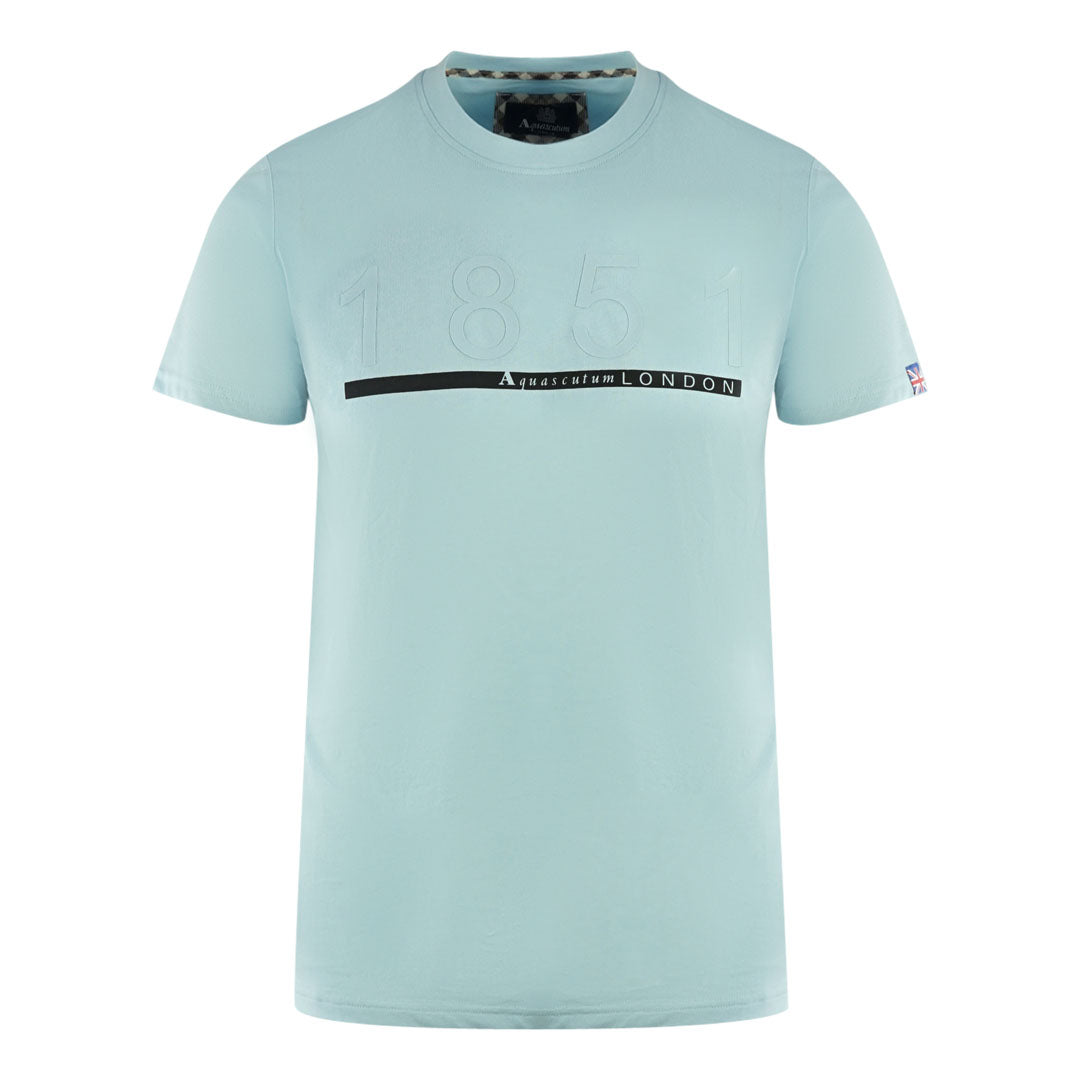 Aquascutum London 1851 Sky Blue T-Shirt T00223 78